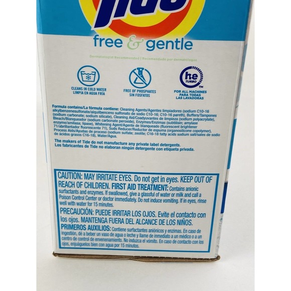 Tide Other Tide Free And Gentle Powder Laundry Detergent 68 Loads
